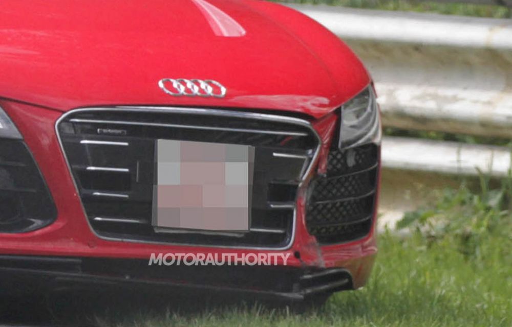 Audi R8 e-Tron a făcut accident pe Nurburgring - Poza 7