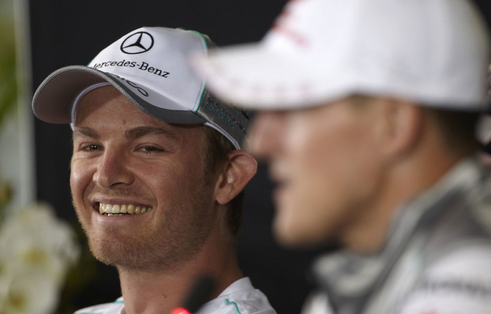 Vettel crede că Rosberg l-a dominat categoric pe Schumacher - Poza 1