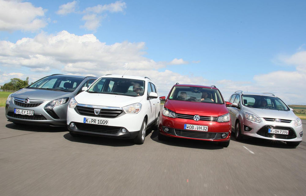 Dacia Lodgy, comparată în Germania cu principalii concurenţi: &quot;Portbagaj şi preţ excelente, confort şi dinamică slabe&quot; - Poza 1