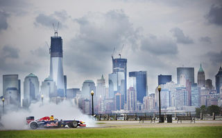 Red Bull Racing a dus monopostul de Formula 1 la New York