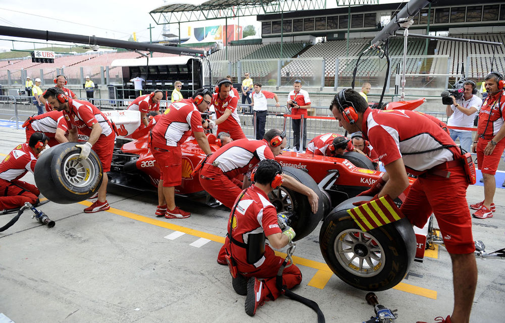 Ferrari, echipa cu cele mai rapide opriri la boxe în 2012 - Poza 1