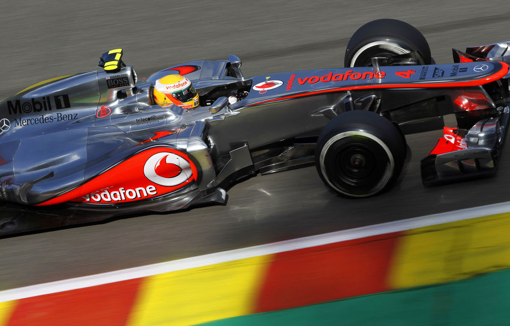 Hamilton a postat pe Twitter telemetria McLaren din calificările de la Spa - Poza 1