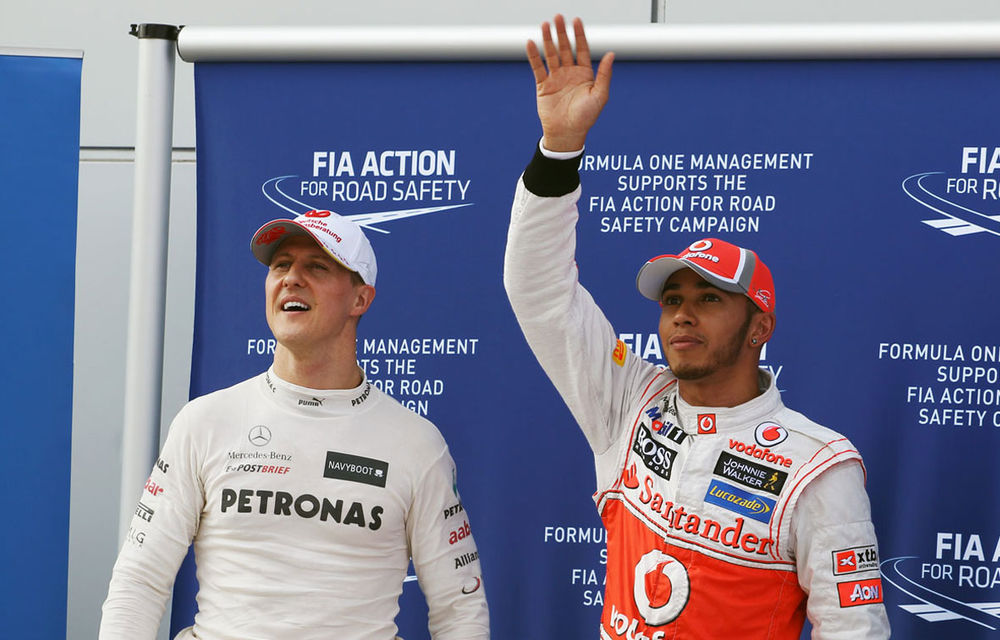 Presă: Hamilton, coechipier cu Schumacher la Mercedes în 2013? - Poza 1