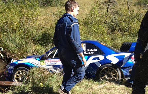 Kubica a suferit un accident în Raliul San Martino di Castrozza - Poza 1