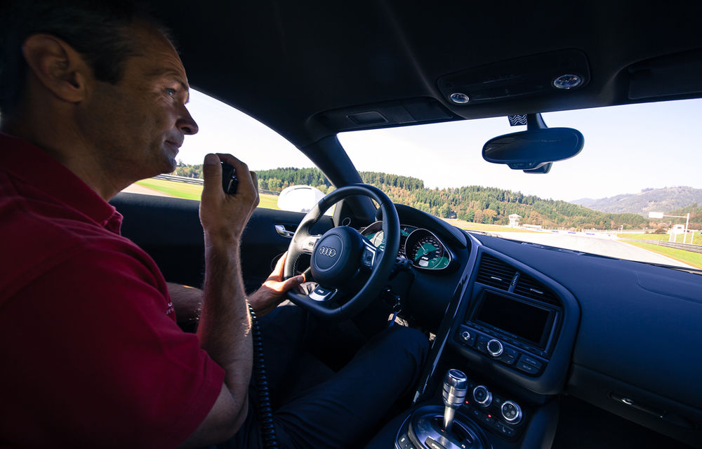 REPORTAJ: Am trăit experienţa Audi R8 V10 pe circuitul austriac Red Bull Ring - Poza 23