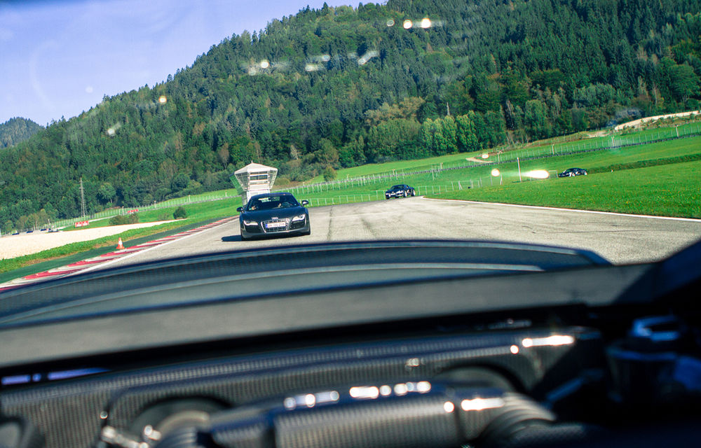 REPORTAJ: Am trăit experienţa Audi R8 V10 pe circuitul austriac Red Bull Ring - Poza 5