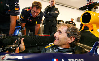 Prost a testat un monopost Red Bull la Paul Ricard