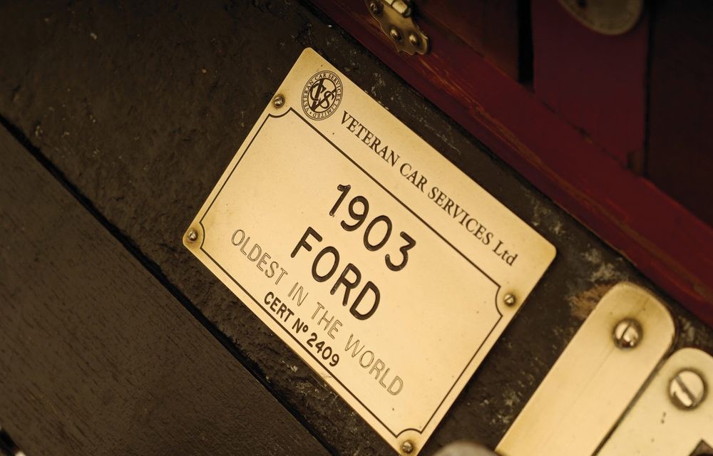 Cel mai vechi Ford din lume, un Model A din 1903, va fi vândut astăzi la licitaţie - Poza 14