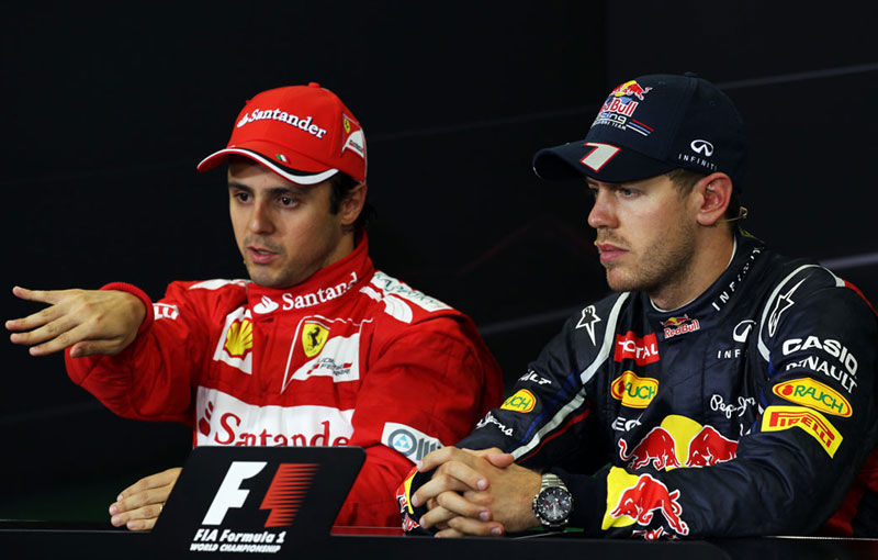 Vettel, blocat involuntar de Massa în calificări, dar susţine că a fost greşeala lui - Poza 1