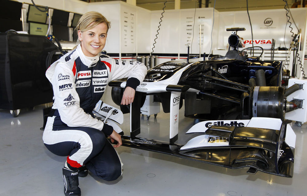 GALERIE FOTO: Încă o femeie a testat în Formula 1: Susie Wolff pentru Williams - Poza 13