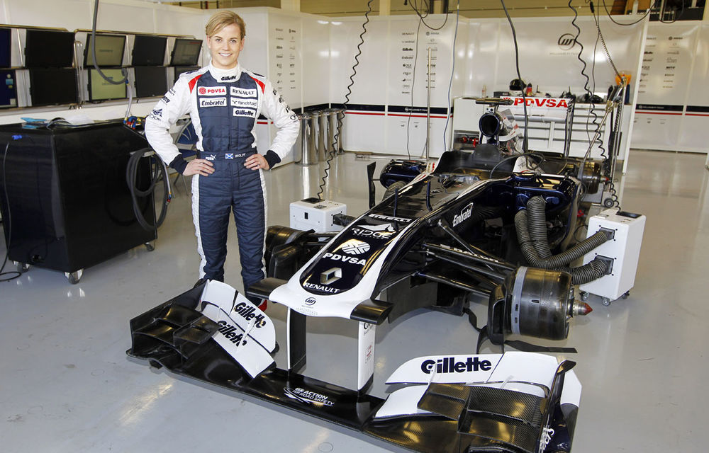 GALERIE FOTO: Încă o femeie a testat în Formula 1: Susie Wolff pentru Williams - Poza 12