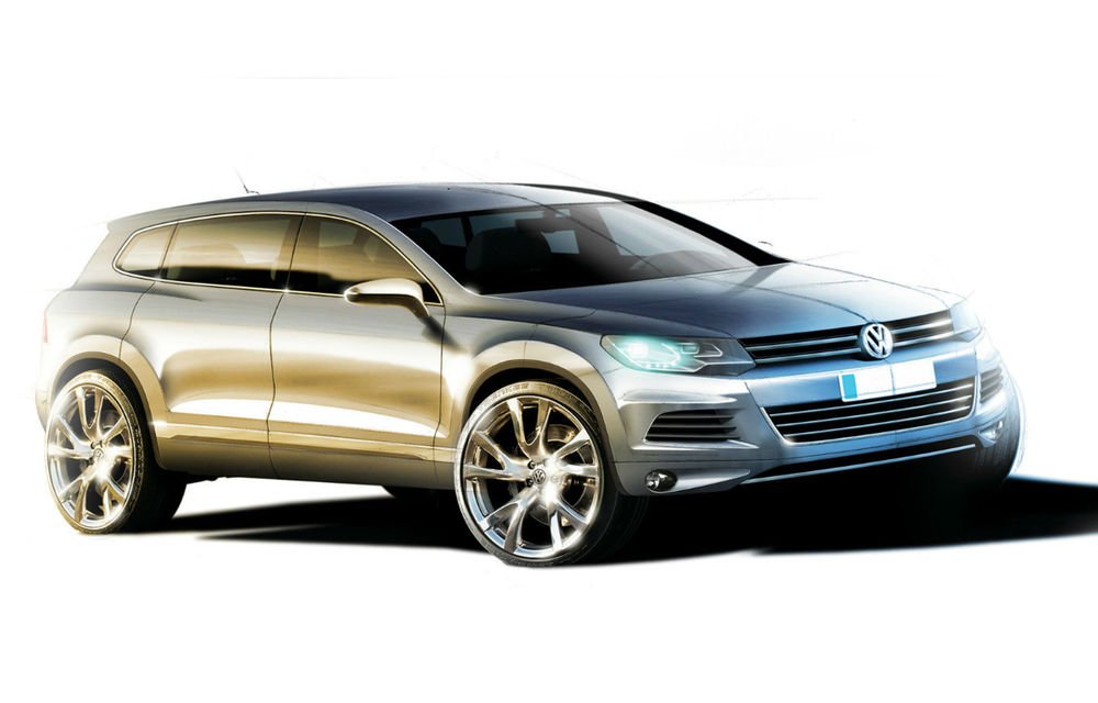 Volkswagen confirmă dezvoltarea unui crossover cu şapte locuri - Poza 1