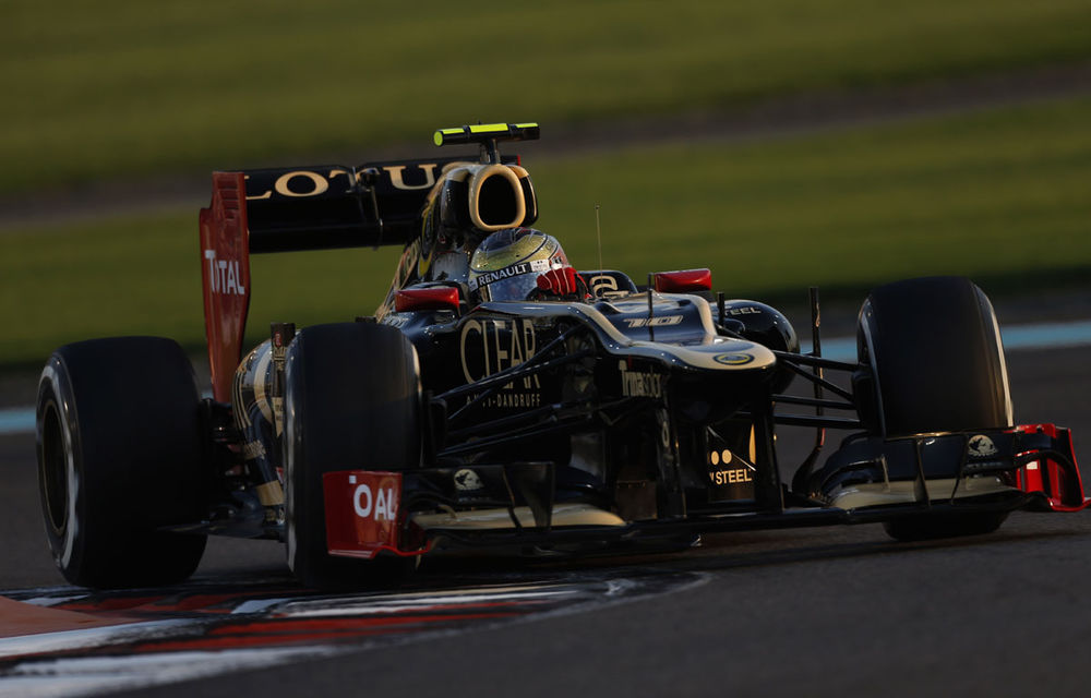 Lotus incheie testele de la Abu Dhabi pe primul loc - Poza 1