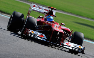 Ferrari a testat noi componente pentru monopost într-un test aerodinamic