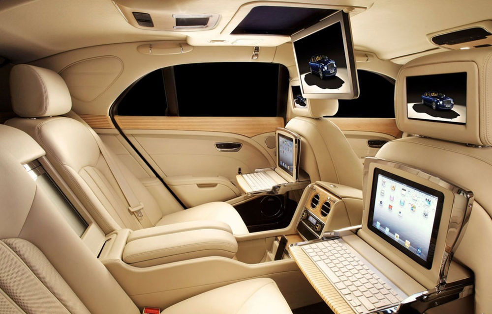 Bentley Mulsanne Executive - un interior transformat în birou mobil - Poza 14