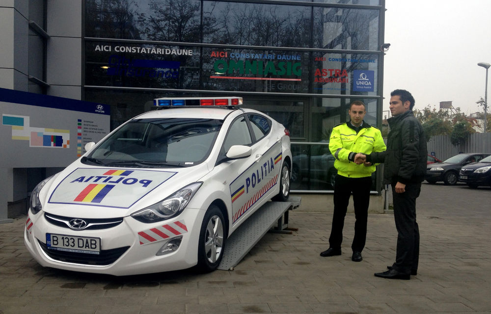 Poliţia Ilfov a primit un Hyundai Elantra - Poza 1