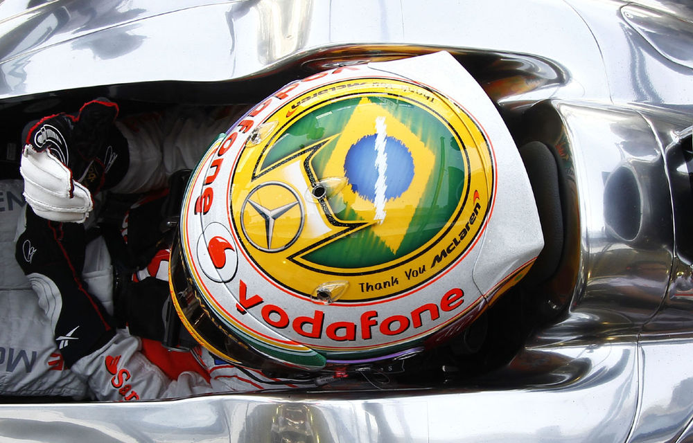 Hamilton şi Schumacher poartă la Interlagos căşti cu mesaje speciale - Poza 1