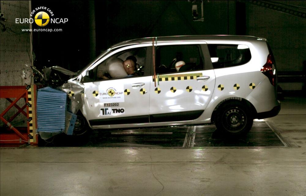 Dacia Lodgy a obţinut 3 stele EuroNCAP - Poza 1