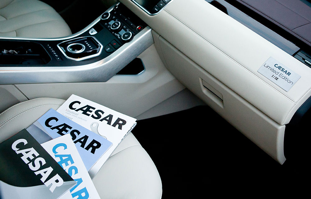 Range Rover şi revista românească Cæsar au creat o ediţie limitată Evoque - Poza 1