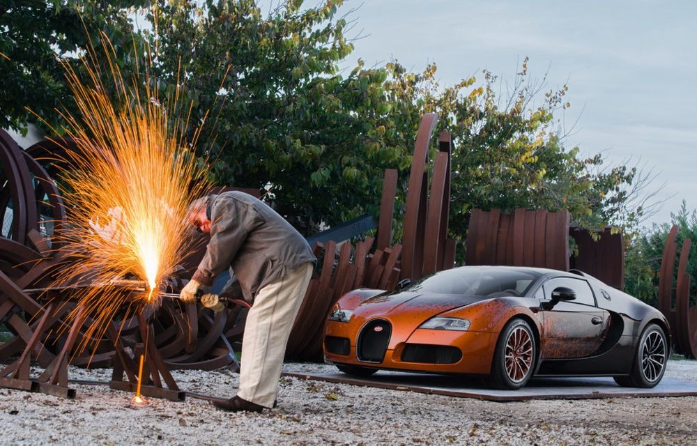 Bugatti Veyron Grand Sport Art Basel - exemplar unic creat de un sculptor - Poza 9
