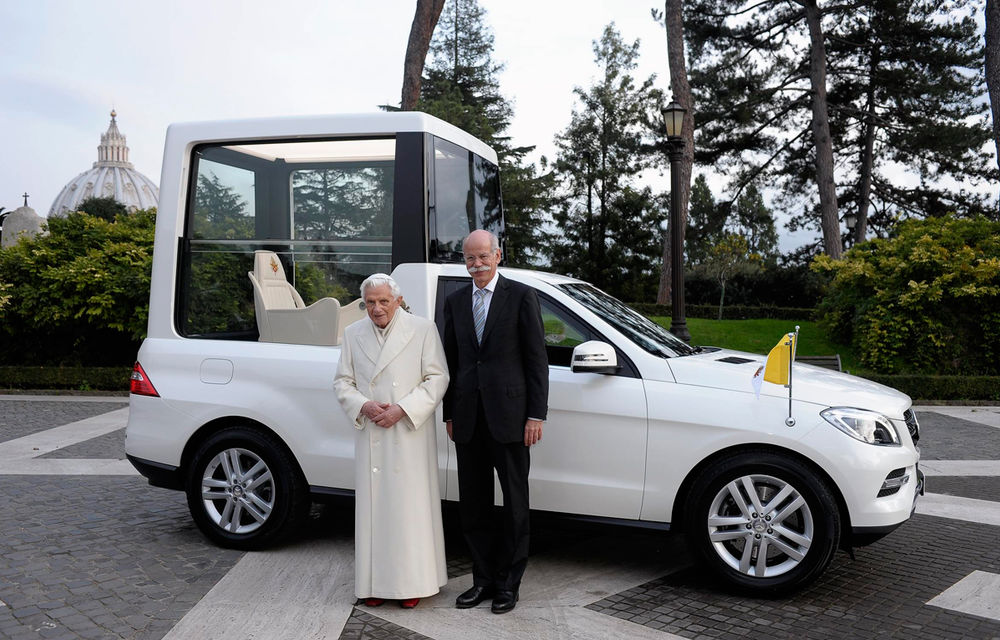 Mercedes-Benz M-Klasse - noul automobil oficial al Papei Benedict al XVI-lea - Poza 2