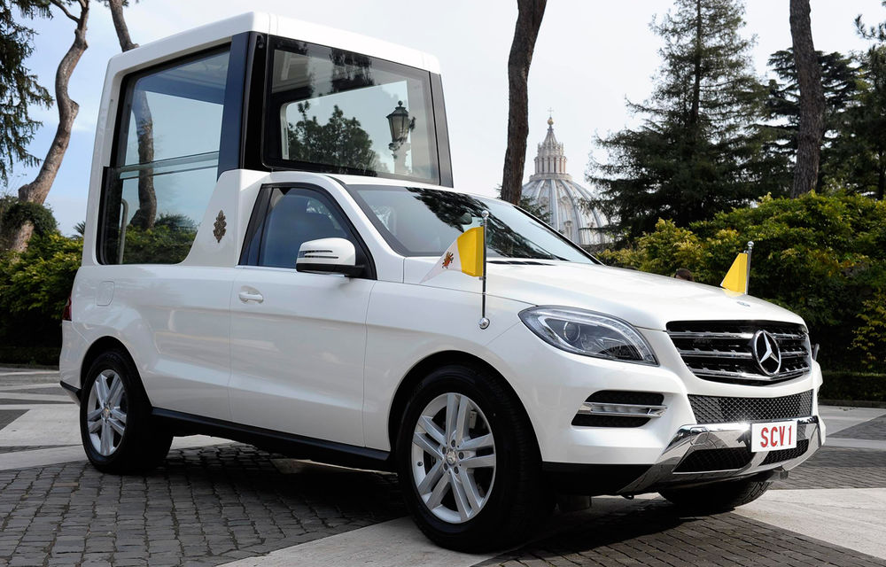 Mercedes-Benz M-Klasse - noul automobil oficial al Papei Benedict al XVI-lea - Poza 1