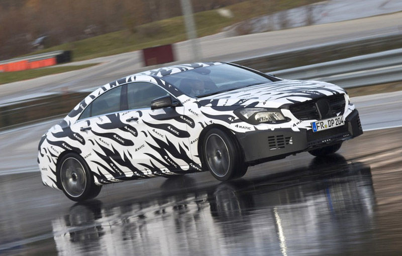 Mercedes CLA va introduce un nou sistem de tracţiune integrală 4Matic - Poza 1