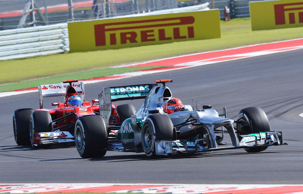 Monoposturile Ferrari şi Mercedes pentru 2013 au trecut testele de siguranţă - Poza 1