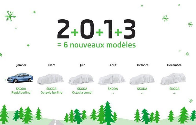 Skoda promite şase modele noi în 2013 - Poza 1