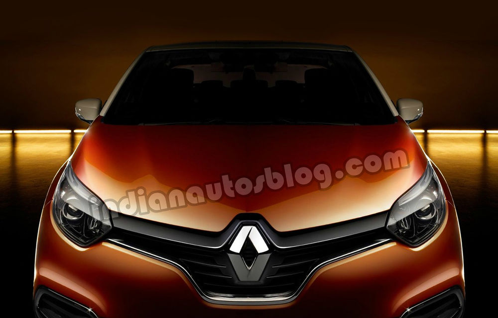 Renault Captur, prima imagine prelucrată digital a viitorului crossover mic - Poza 1