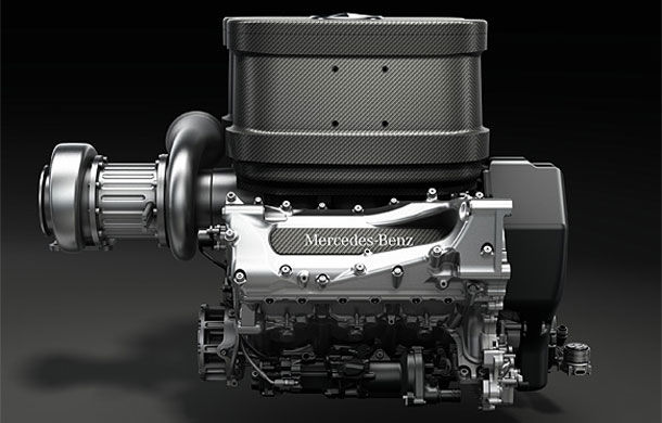 Prima imagine cu noul motor Mercedes pentru sezonul 2014 - Poza 1