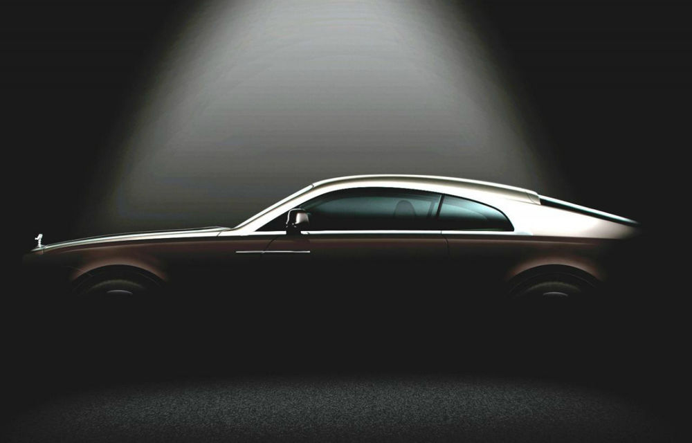 Rolls-Royce Wraith, prima imagine teaser a versiunii coupe a lui Ghost - Poza 1