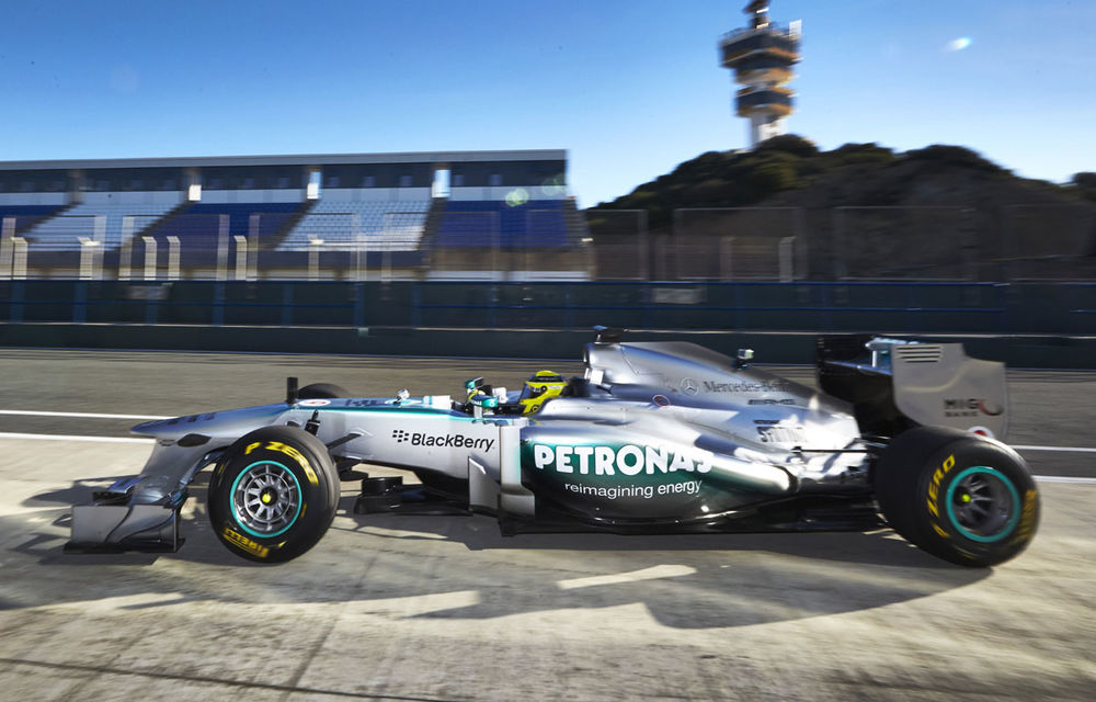 GALERIE FOTO şi VIDEO: Noul monopost Mercedes pentru sezonul 2013 - Poza 1
