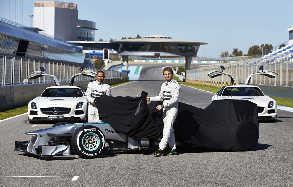 GALERIE FOTO şi VIDEO: Noul monopost Mercedes pentru sezonul 2013 - Poza 14