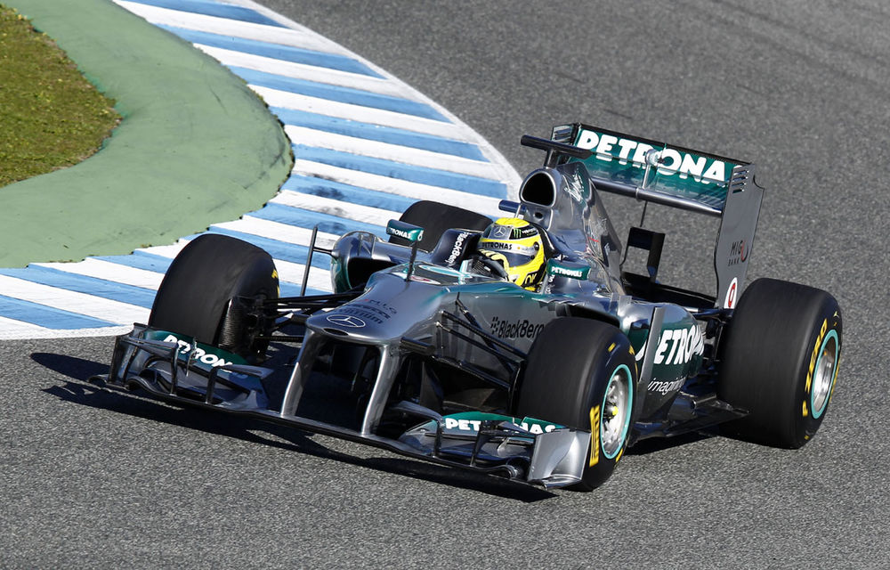 Mercedes renunţă la prima zi de teste de la Jerez - Poza 1