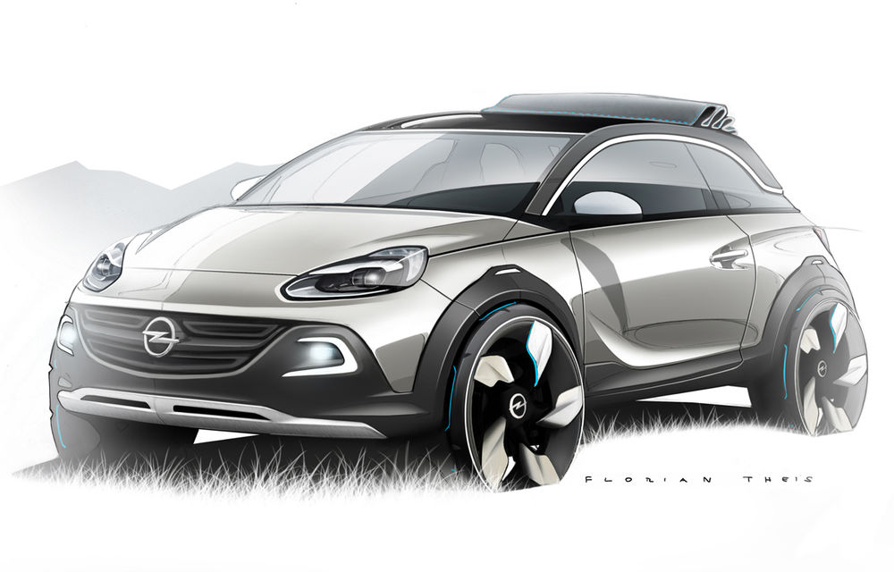 Opel Adam Rocks, conceptul unui crossover mini al germanilor, debutează la Geneva - Poza 1