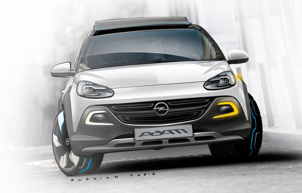 Opel Adam Rocks, conceptul unui crossover mini al germanilor, debutează la Geneva - Poza 2