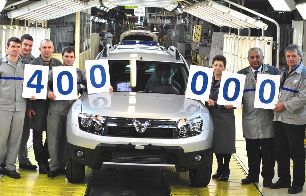Dacia a produs 400.000 de unităţi Duster la fabrica din Mioveni - Poza 1