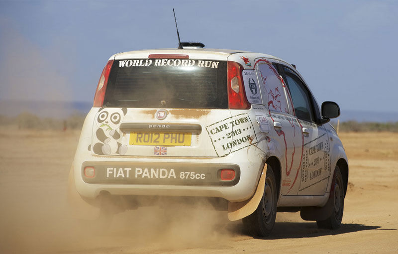 Fiat Panda a stabilit un nou record mondial pe distanţa Londra-Cape Town - Poza 5