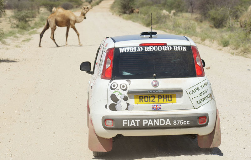 Fiat Panda a stabilit un nou record mondial pe distanţa Londra-Cape Town - Poza 2