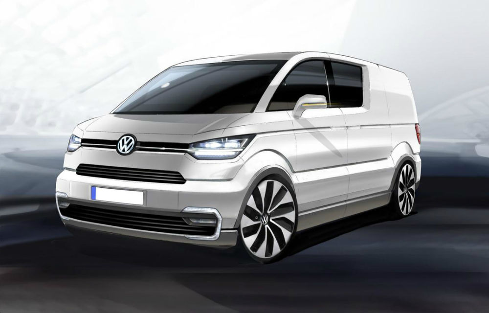 Volkswagen e-Co-Motion Concept, fratele mai mic al lui Transporter, vine la Geneva - Poza 1
