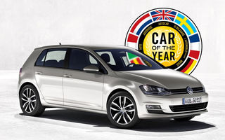 OFICIAL: VW Golf 7 este Car of the Year 2013