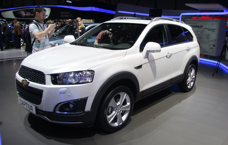 GENEVA 2013 LIVE: Chevrolet Captiva facelift aduce un aer proaspăt la stand - Poza 1