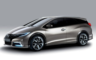 Honda Civic Tourer Concept anunţă versiunea de serie a break-ului compact japonez