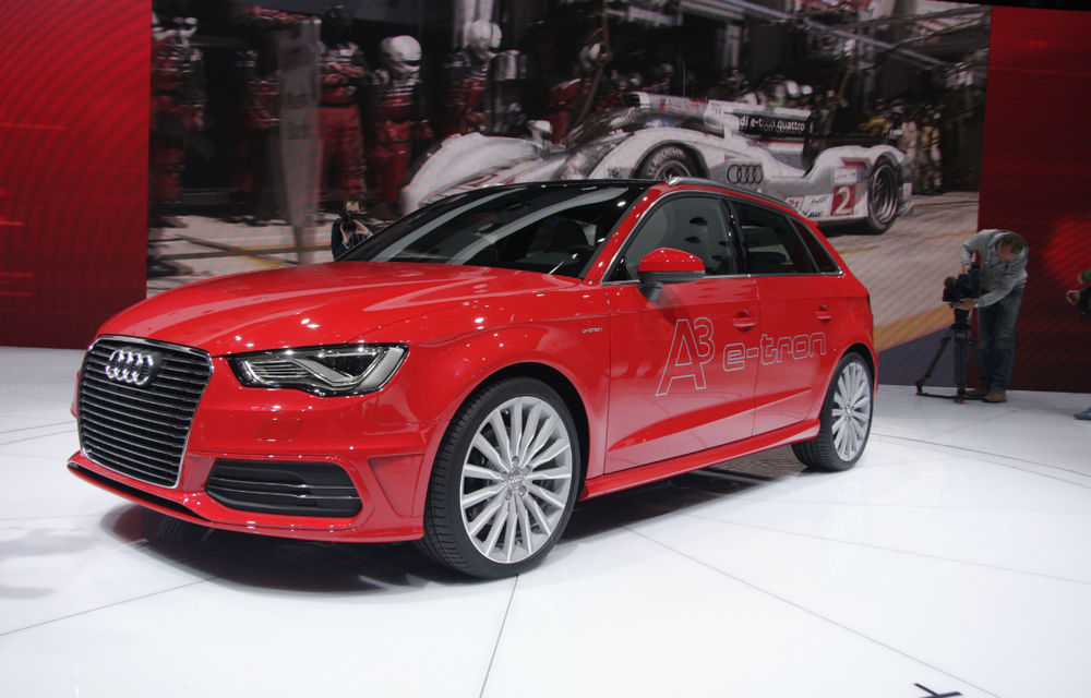 GENEVA 2013 LIVE: Audi A3 e-tron Concept, cel mai economic exponat al nemţilor - Poza 1