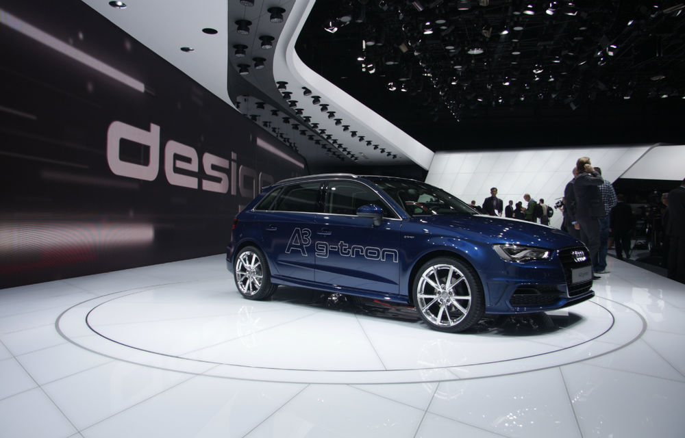 GENEVA 2013 LIVE: Audi prezintă A3 Sportback g-tron Concept, cel mai ecologic A3 - Poza 4