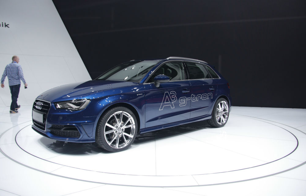 GENEVA 2013 LIVE: Audi prezintă A3 Sportback g-tron Concept, cel mai ecologic A3 - Poza 2