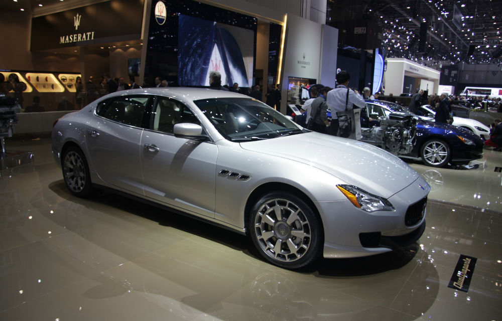 GENEVA 2013 LIVE: Maserati Quattroporte, esenţa luxului italian, a atras privirile tuturor la Geneva - Poza 1