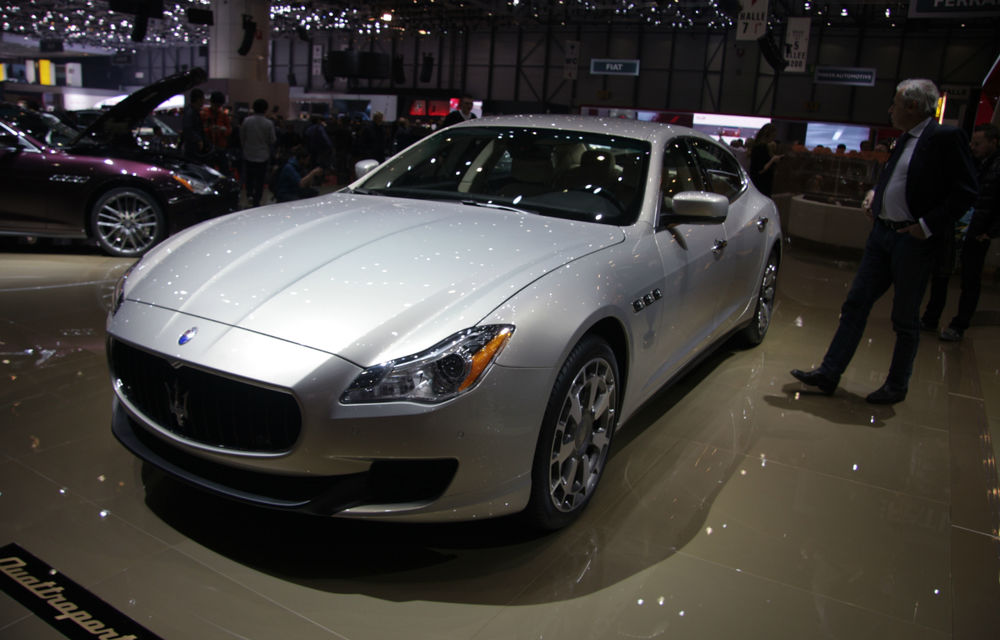 GENEVA 2013 LIVE: Maserati Quattroporte, esenţa luxului italian, a atras privirile tuturor la Geneva - Poza 2