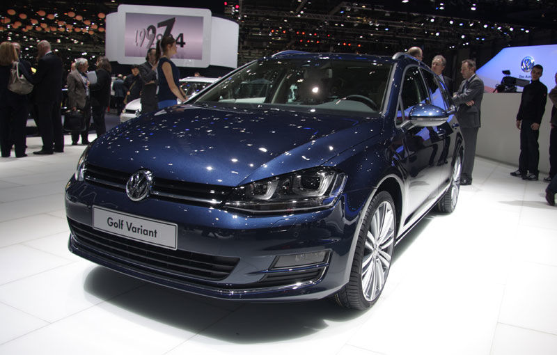 GENEVA 2013 LIVE: Volkswagen Golf Variant a completat standul german - Poza 7